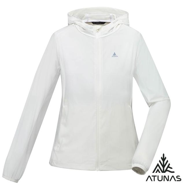 【ATUNAS 歐都納】女款涼感輕薄連帽風衣外套(A8GA2517W/3色任選/防曬抗UV/透氣親膚/戶外休閒/日常穿搭)