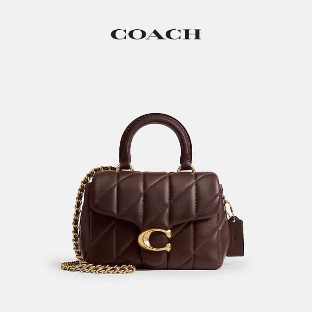 【COACH】蔻馳官方直營 TABBY 絎縫裝飾頂部手提把手袋 斜背包 側背包 手提包-多色任選(CCC12/CDC34)