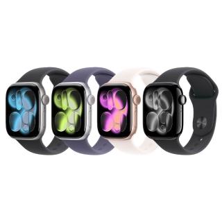 【Apple】Apple Watch S11 GPS 46mm(鋁金屬錶殼配運動錶帶)