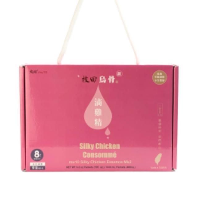 【RealShop】牧田MU10 烏骨滴雞精禮盒60ml×8入×1盒 另有白沙屯媽祖授權禮盒