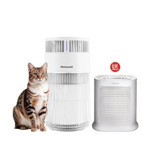 【Honeywell】貓咪UVC殺菌抗敏空氣清淨機 HPA360WTW(適用8-17坪|喵淨機)