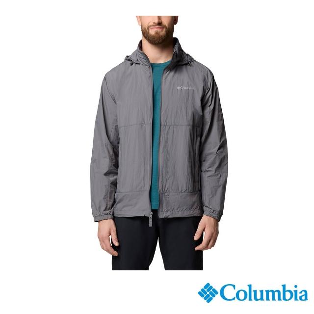【Columbia 哥倫比亞】男款-超防曬UPF50防潑水風衣(多色任選)