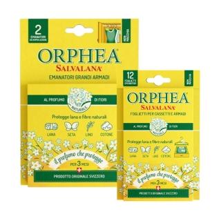 【ORPHEA 歐菲雅】書籤式衣物掛片+掛耳式衣物吊片(可取代樟腦丸、增添衣物香味)