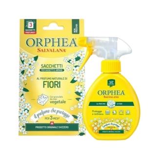 【ORPHEA 歐菲雅】衣物香氛袋+衣物防護噴霧(可取代樟腦丸、增添衣物香味)