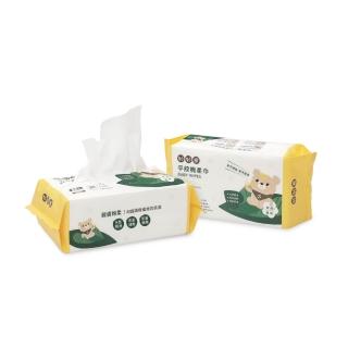 【妙妙熊】平紋棉柔巾抽取式-80抽(5入的單品賣場)