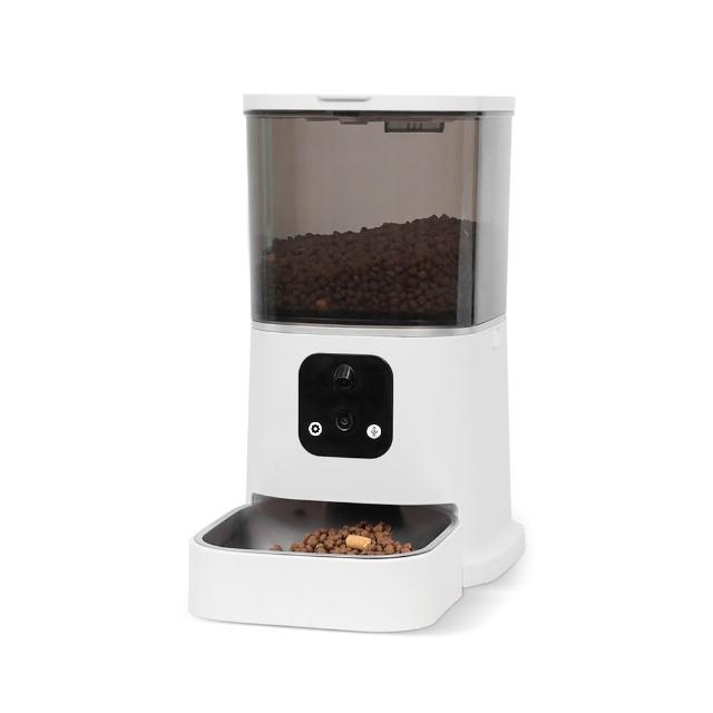 【u-ta】雙鏡頭廣角6L寵物餵食機MW116(WIFI連線 雙鏡頭 遠近都可看 寵物 自動餵食 貓 狗 必備)
