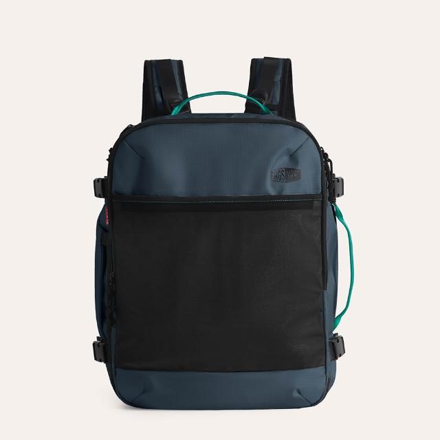 【BAGSMART】旅人Pro大容量登機後背包40L(防盜 防潑水 旅行袋 登山包 登機包 露營包)