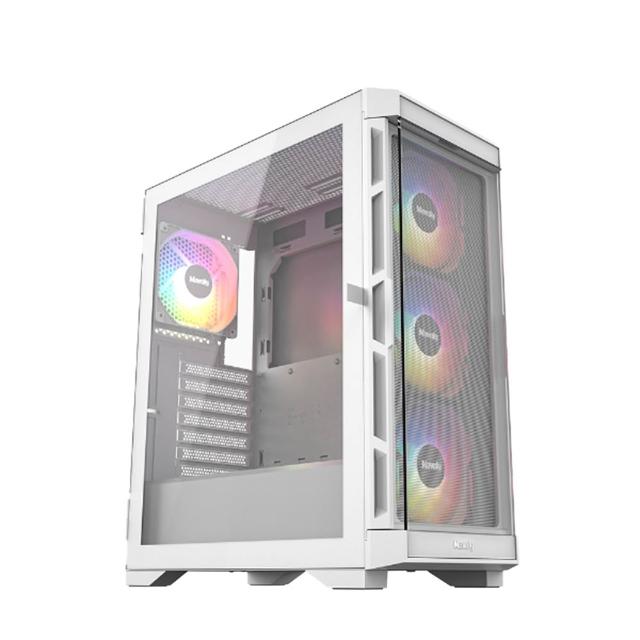 【華碩平台】R5 六核 RTX 5050 {擬聲III}塔扇電競機(R5-9600X/B650/16G D5/2TB)
