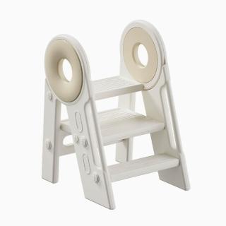 【巧可】兒童洗漱台踩腳凳 寶寶洗手台階凳 衛生間增高凳(幼兒扶手樓梯 可折疊洗漱凳 墊腳凳)