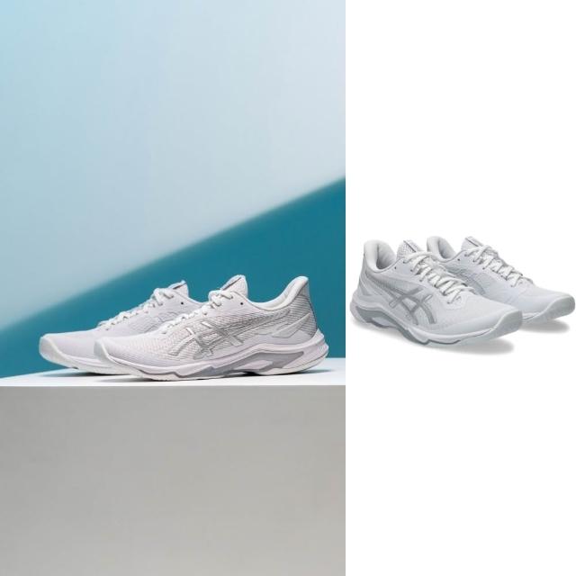 【asics 亞瑟士】NETBURNER BALLISTIC FF 4 男女款 排球鞋 匹克球(1053A070-100 1052A083-100 白 黑 銀 藍 