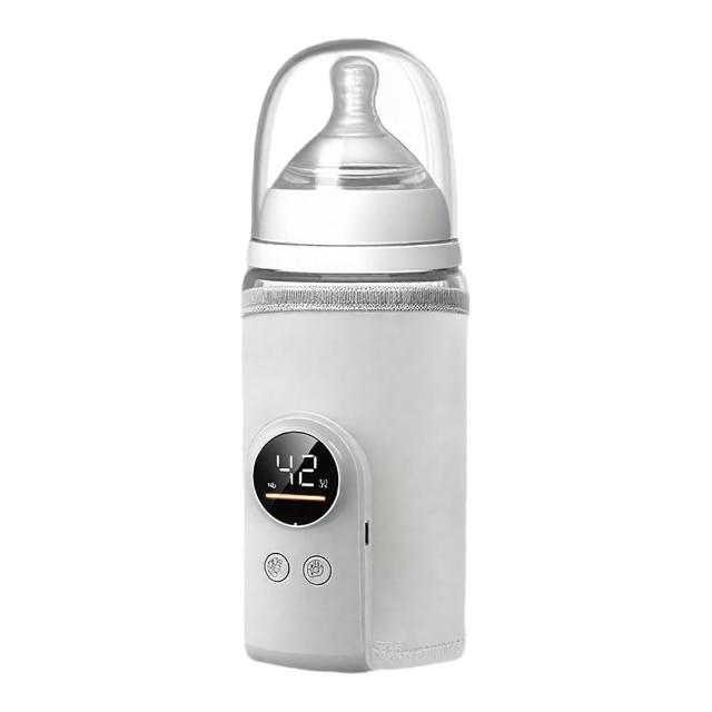 嬰兒奶瓶保溫套 Type-C快充可攜式溫奶器 熱奶器 加熱恆溫杯套 奶瓶加熱保溫 6檔調溫 智能數顯