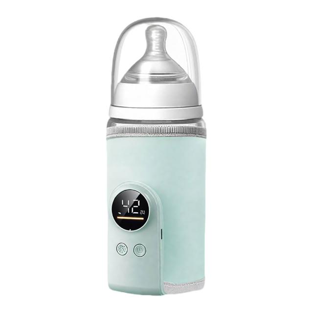嬰兒奶瓶保溫套 Type-C快充可攜式溫奶器 熱奶器 加熱恆溫杯套 奶瓶加熱保溫 6檔調溫 智能數顯