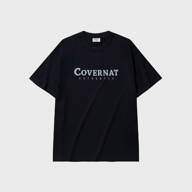 【COVERNAT】男女款-經典款Logo短袖T恤(UNI短袖上衣 黑/深海軍藍/混灰/萊姆綠/天藍/白色)