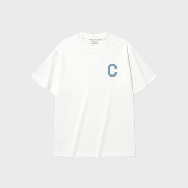 【COVERNAT】官方旗艦館 男女款- Logo短袖T恤 (UNI短袖上衣 黑/萊姆綠/燕麥/白色)