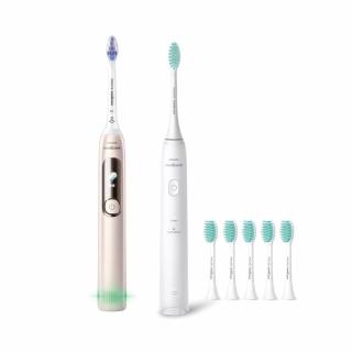 【Philips 飛利浦】官方直營 新品上市Sonicare抗敏Pro 鑽石智能音波電動牙刷/護敏刷HX3892/02+HX2421/02