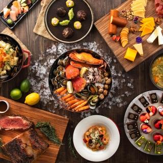 【新板希爾頓酒店】和牛吃到飽！平日晚餐不加價！悅市集自助式午或晚餐吃到飽(假日+300)