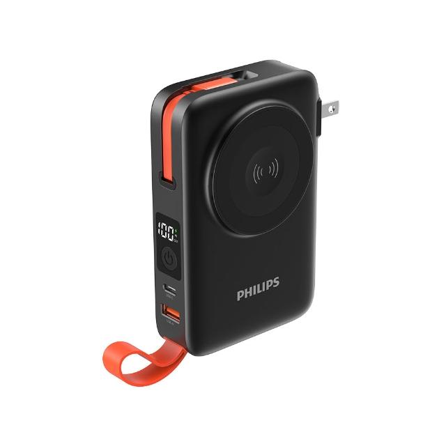【Philips 飛利浦】DLP4352C 22.5W 10000mAh FunCube 3.0伸縮線多合一行動電源(LED顯示/具Wh標示)