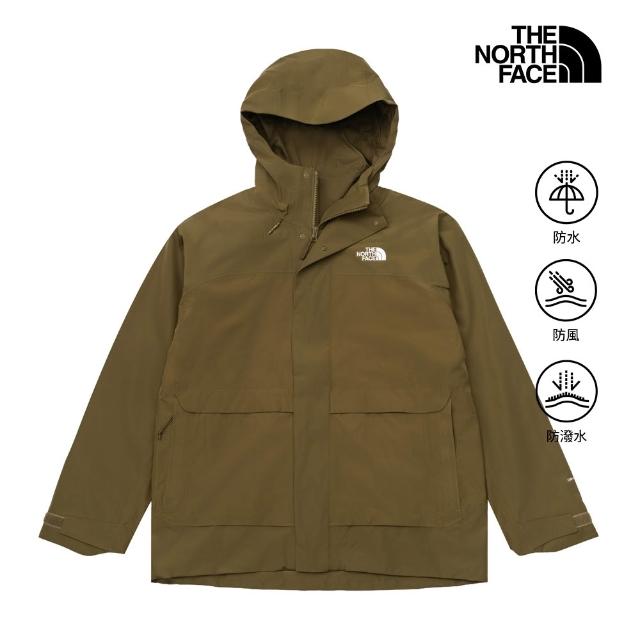 【The North Face】線上獨家款｜男女款防水透氣抓絨內裡三合一外套(多款任選)