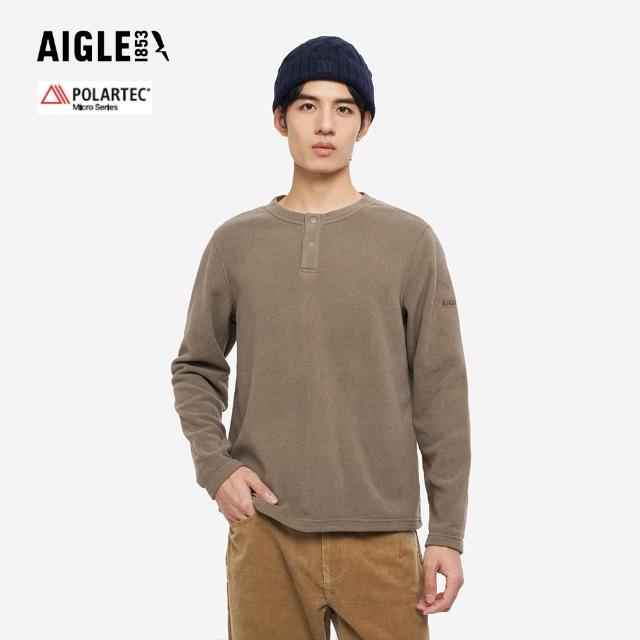 【AIGLE】男女款 POLARTEC 刷毛保暖罩衫｜AG-5A133/AG-5A244(女上衣 男上衣 罩衫 保暖上衣 刷毛衣)