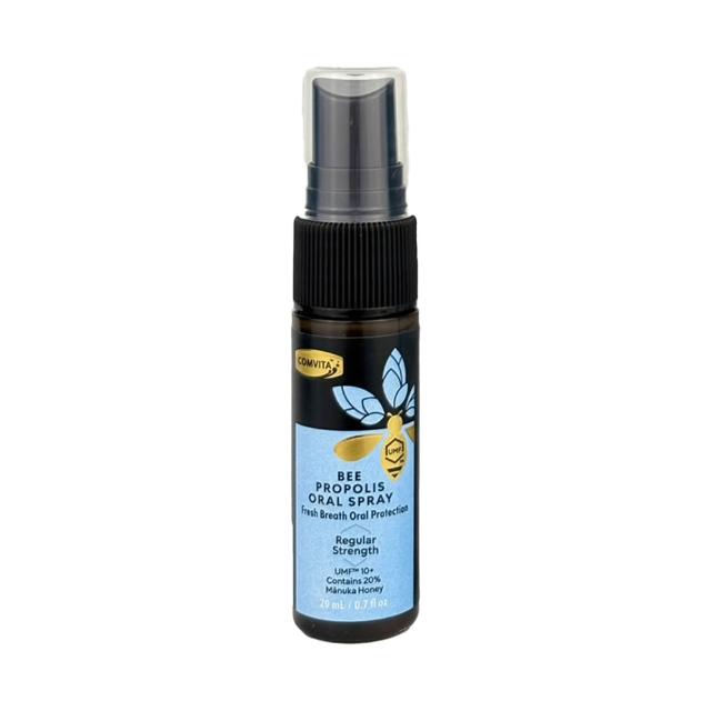 【Comvita 康維他】紐西蘭無酒精蜂膠噴霧 標準型20ml(潤澤 口氣清爽 UMF10+麥蘆卡蜂蜜)