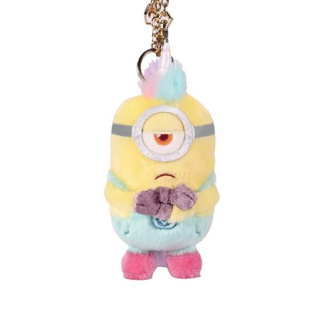【MINIONS 小小兵】環球影城小小兵玩偶吊飾耳機包TIM熊提姆熊(正版閨蜜女友男友女兒子生日交換聖誕禮物)