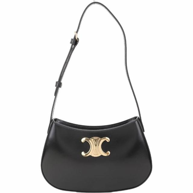 【CELINE】賽琳 Tilly 中型 凱旋門標誌亮面牛皮肩背包-多款可選(肩背包 手提包 腋下包)