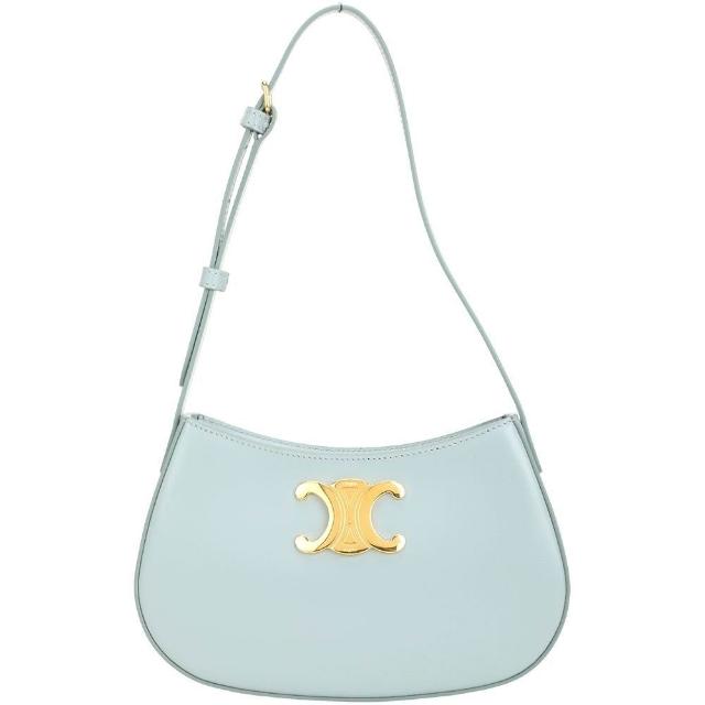 【CELINE】賽琳 Tilly 中型 凱旋門標誌亮面牛皮肩背包-多款可選(肩背包 手提包 腋下包)