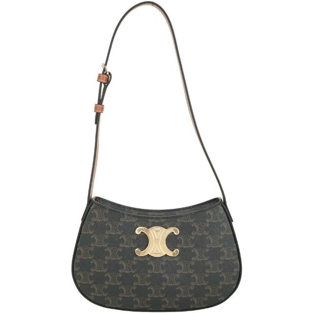 【CELINE】賽琳 Tilly 中型 凱旋門標誌亮面牛皮肩背包-多款可選(肩背包 手提包 腋下包)