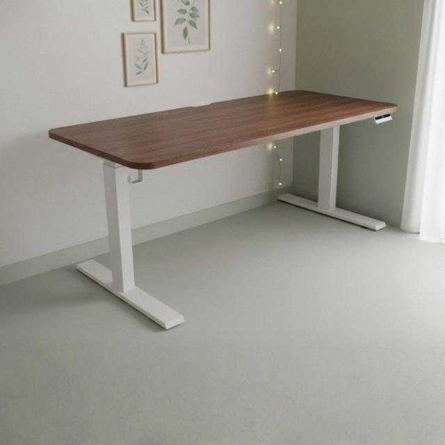 【aka】超升動電動升降桌 150x70cm(三節式雙馬達/坐站兩用/辦公桌/電腦桌/書桌)