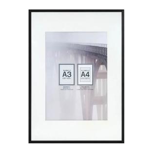 【NITORI 宜得利家居】鋁製海報框 A3 BK IT17(海報框 A3)