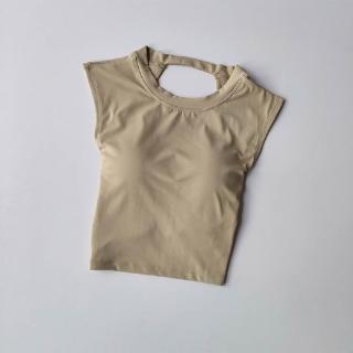 homegym 固定杯瑜珈短版美背運動背心(瑜珈服 瑜珈背心 無鋼圈內衣 健身跑步運動內衣 交叉美背內衣)