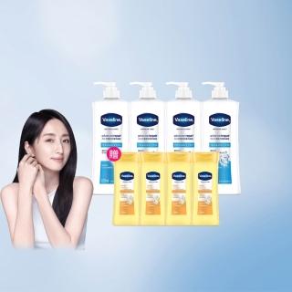 【Vaseline 凡士林】經典系列潤膚露獨家款 重量超值組(身體乳液 專業修護)