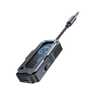 【Nil】C82 全能型音頻藍牙適配器 藍牙5.4 AUX車載音響接收器 車家兩用 飛機電視耳機手機發射器