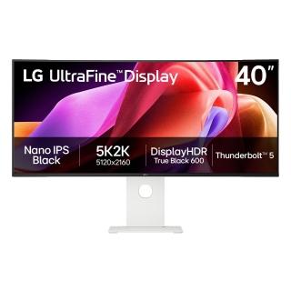 【LG 樂金】40U990A-W 40型 IPS 21:9 5K/2K 曲面高畫質編輯螢幕 (Nano IPS/DisplayHDR 600/5ms/2500R)