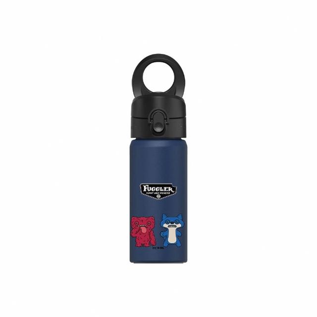 【RHINOSHIELD 犀牛盾】AquaStand磁吸水壺 不鏽鋼保溫杯480ml MagSafe兼容支架運動水壺(Fuggler放克牙寶)