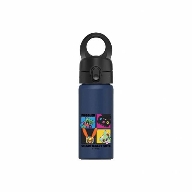 【RHINOSHIELD 犀牛盾】AquaStand磁吸水壺 不鏽鋼保溫杯480ml MagSafe兼容支架運動水壺(Fuggler放克牙寶)