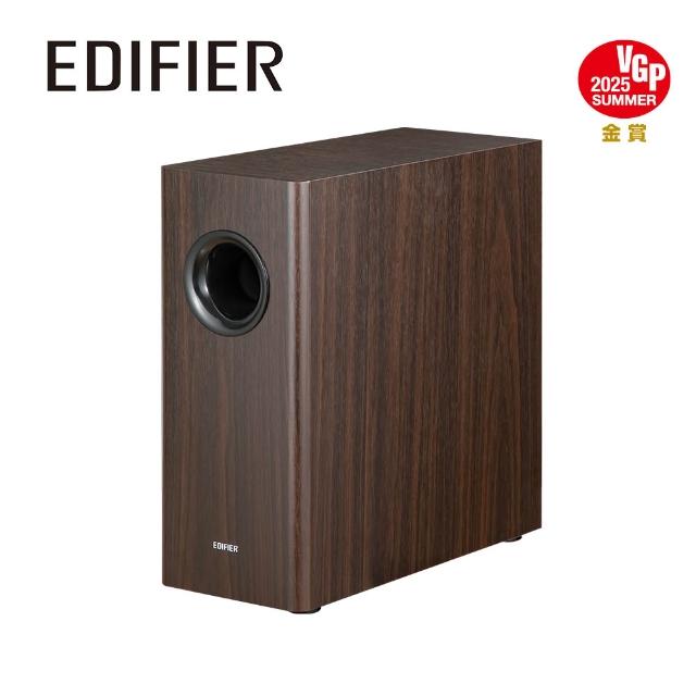 【EDIFIER】T5s 薄型主動重低音喇叭（超低音｜低音砲｜Subwoofer｜電視電腦重低音音響｜家庭劇院重低音）