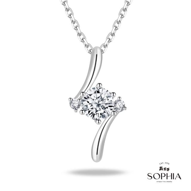 【蘇菲亞珠寶】GIA 30分 E/SI2 18K金 鑽石 戒指/項鍊任選