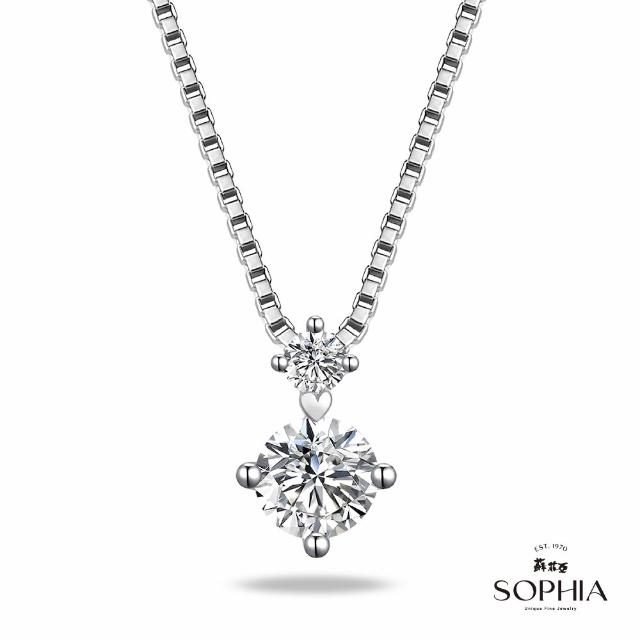 【蘇菲亞珠寶】GIA 30分 E/SI2 18K金 鑽石 戒指/項鍊任選