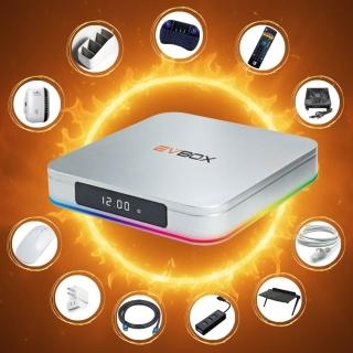 【EVBOX 易播】12MAX 旗艦機皇 AI智慧電視盒 4+64G Android TV 8K語音機上盒 網路 數位 小雲 夢想盒子