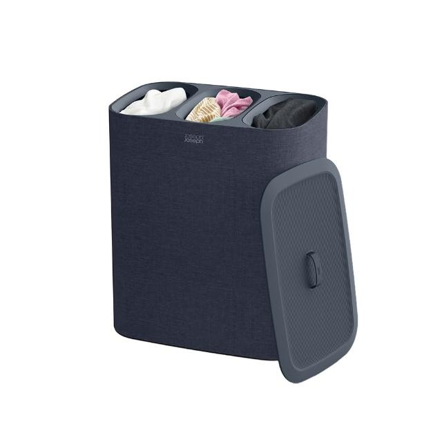 【Joseph Joseph】Tota 分類洗衣籃 60L 90L 雙格 三格 (任選)(髒衣籃 洗衣籃 手提袋)