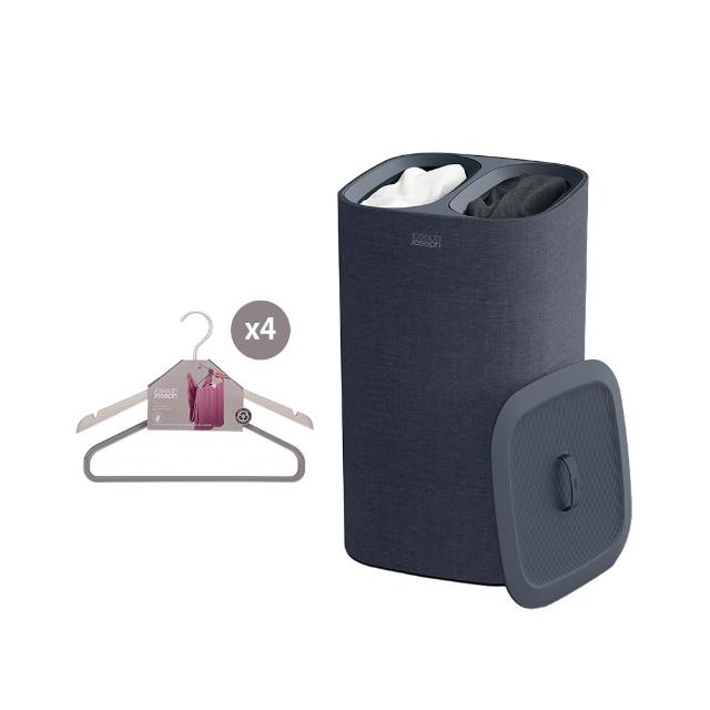 【Joseph Joseph】Tota 分類洗衣籃 60L 90L 雙格 三格 (任選)(髒衣籃 洗衣籃 手提袋)
