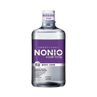【LION 獅王】NONIO終結口氣全效薄荷漱口水 1000ml(無酒精漱口水)