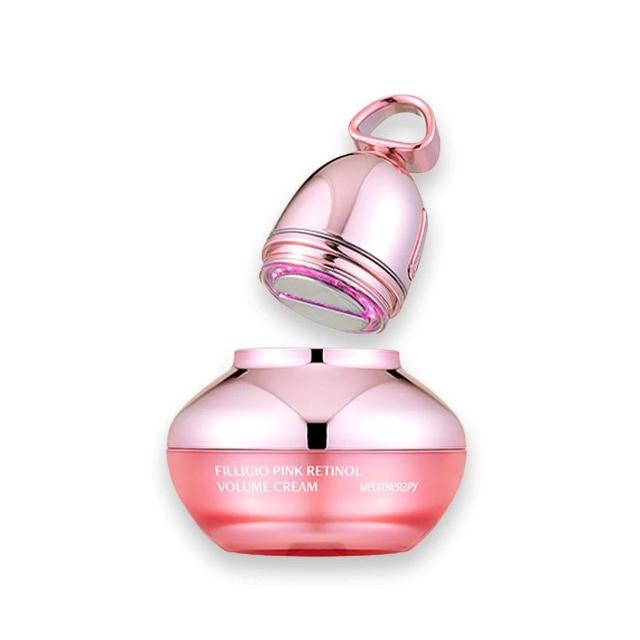 【MEDITHERAPY】V臉緊緻按摩乳霜 粉潤光澎盈彈力乳霜 50ml+美容儀