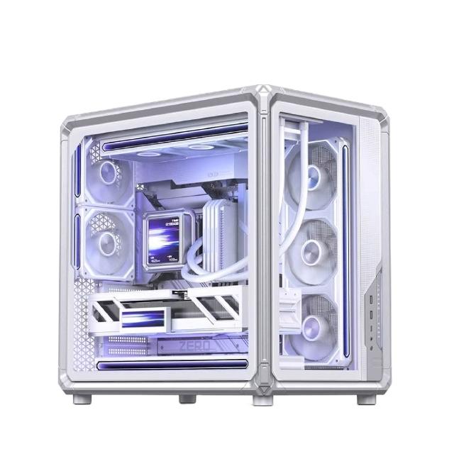 【JONSBO 喬思伯】X400 工業風機甲骨骼 風道級海景 ATX 機殼(分艙/背插/骨骼框架/專利主板導風罩)