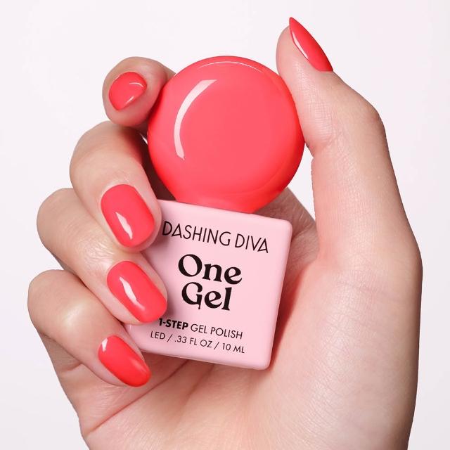 【DASHING DIVA】One Gel UV 凝膠指甲油10ml(DIY 凝膠 指甲油 需額外購買美甲燈)