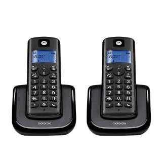 【Motorola】大音量DECT無線雙機T201(一拖一無線電話/雙機無線電話)