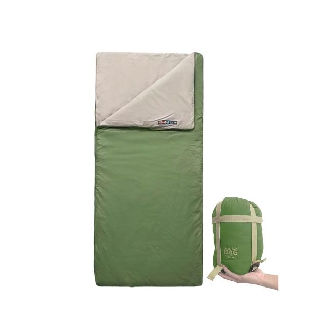 【TAS CAMP】迷你信封睡袋 露營睡袋 標準款(透氣 0.68kg 好收納 輕量睡袋 旅行睡袋 登山露營 露營)