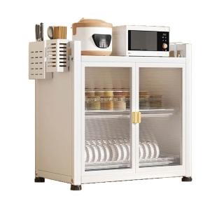 【HOME宜家】廚房碗碟收納架 臺面收納盒 碗筷置物架 瀝水碗櫃60*45*28cm(檯面儲物櫃/櫥櫃/廚房小碗櫃)