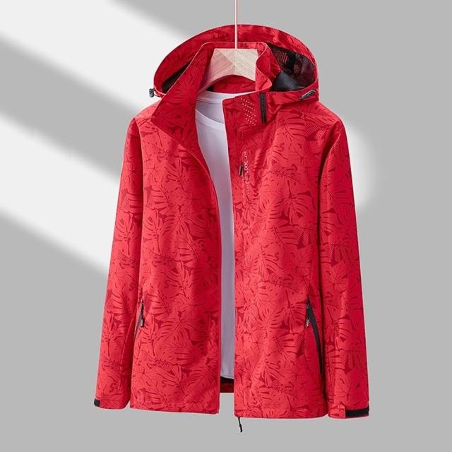 【米蘭精品】現貨限搶 衝鋒衣連帽防風夾克(春秋薄款機能防水迷彩透氣男女款衝鋒外套9色74db3)